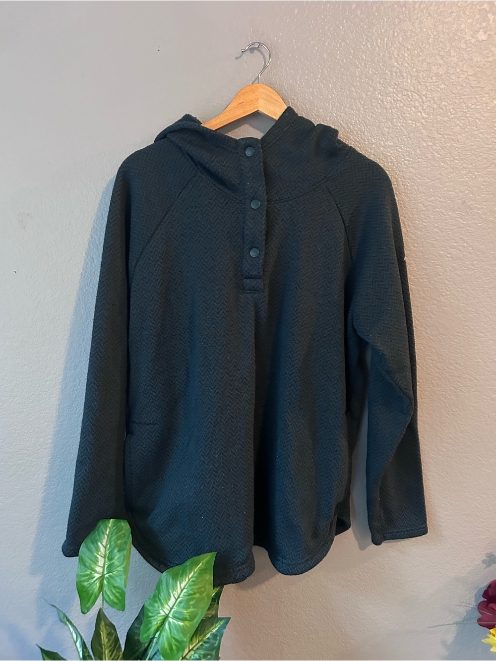 Columbia Dark Green Hooded Performance Jacket